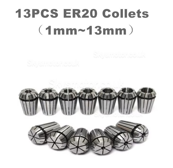 3KW 220V/380V Water Cooled Spindle Motor Kit JGD-100A-3.0KW + H100-3.7 with Spindle Drives + Water Pump + 13Pcs ER20 Collet + Bracket